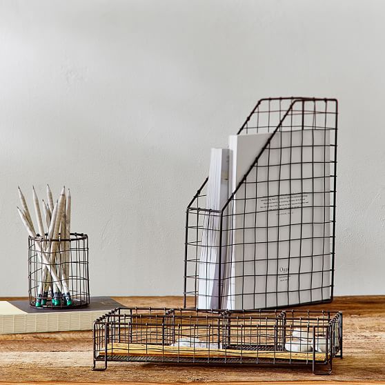 Wire Desk Accessories | PBteen Wire Desk Accessories | PBteen