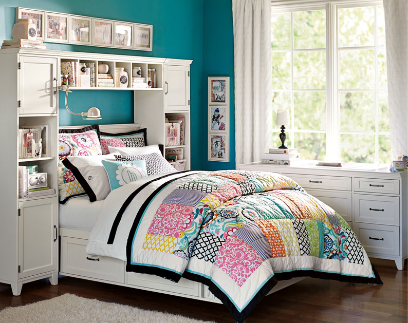Teenage Girl Bedroom Ideas Storage Ideas PBteen