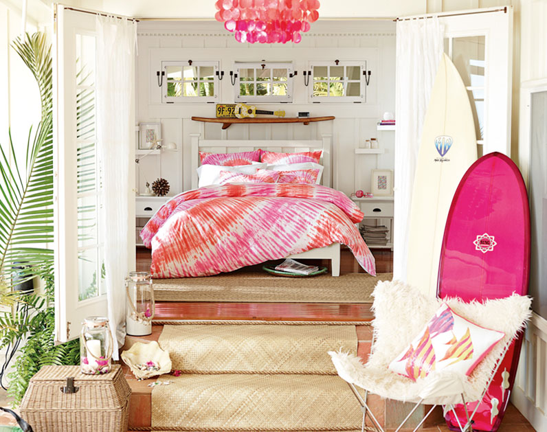 Teenage Girl Bedroom Ideas | Hawaiian Hideaway | PBteen