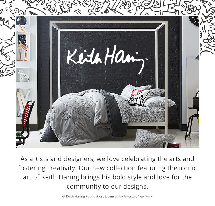 Keith Haring Art Decor Bedding Pottery Barn Teen