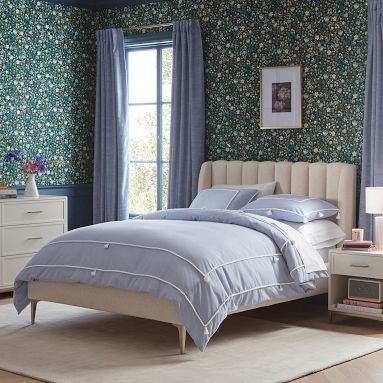 Avalon channel stitch clearance upholstered bed