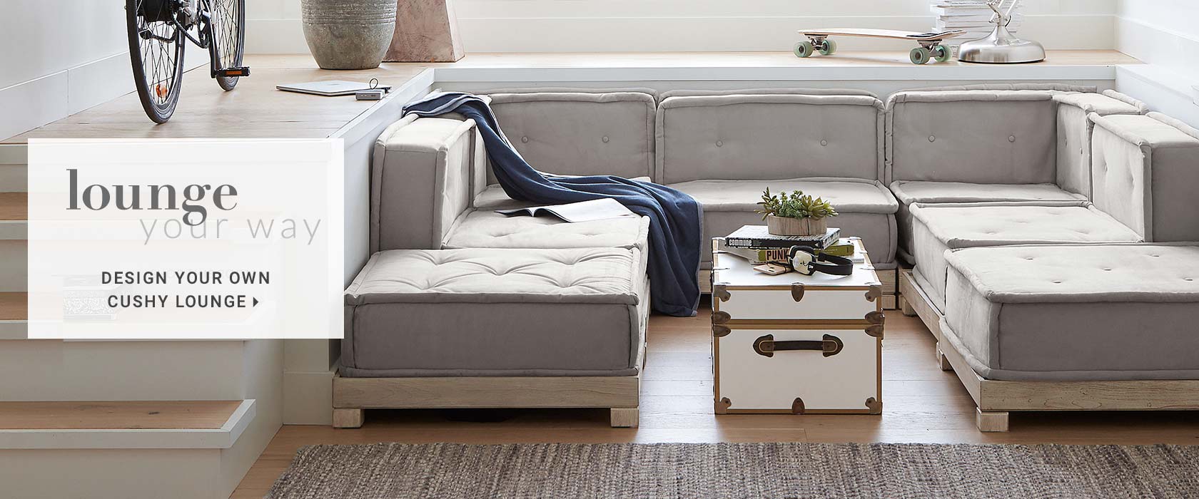 Design Your Own Cushy Lounge FOLLOW THESE 3 SIMPLE STEPS TO START DESIGNING!