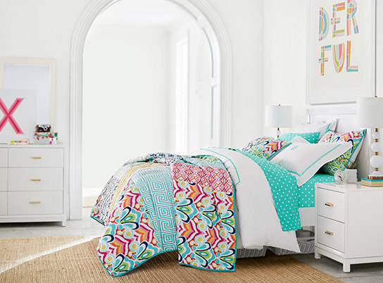 Rowan Palm Springs Patchwork Bedroom Pb Rowan Palm Springs