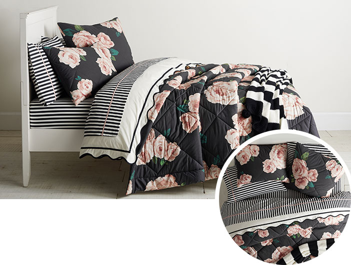 SU119_BeddingLooks_Feature_Emily_Meritt_Bed_of_Roses SU119_BeddingLooks_Feature_Emily_Meritt_Bed_of_Roses