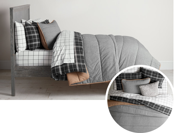 FD119_BeddingLooks_Feature_Neil_Plaid_Mobile FD119_BeddingLooks_Feature_Neil_Plaid_Mobile