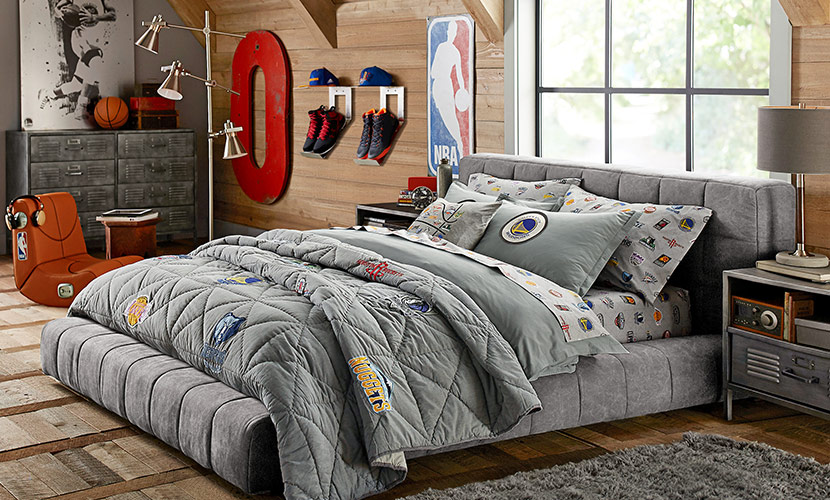 Creating The Ultimate Basketball Bedroom Pottery Barn Teen