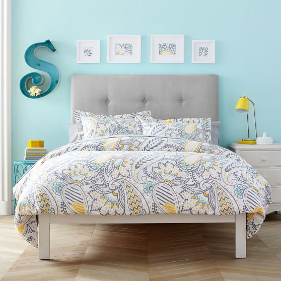 Essential Upholstered Simple Bed PBteen