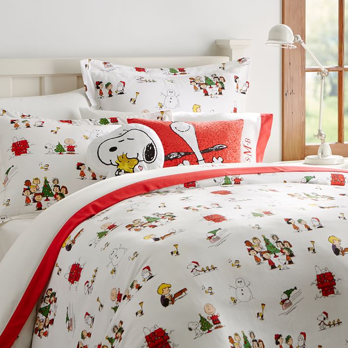 Peanuts Flannel Duvet Cover Sham Pbteen