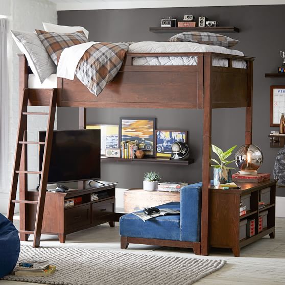 Hampton Convertible Loft Bed PBteen