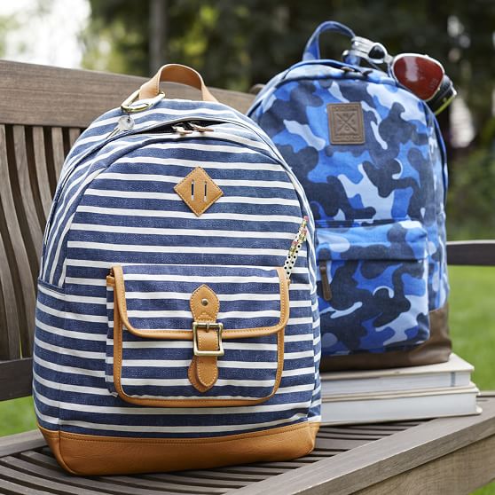 Northfield Navy Stripe Backpack PBteen