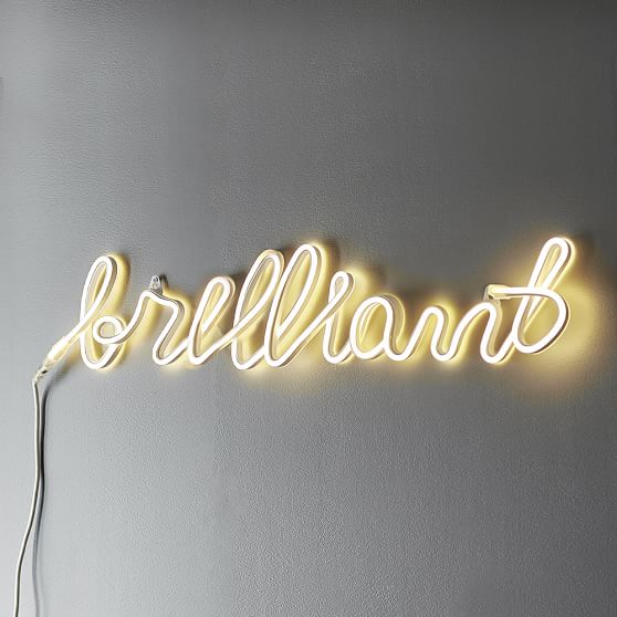 Brilliant Neon Wall Light PBteen