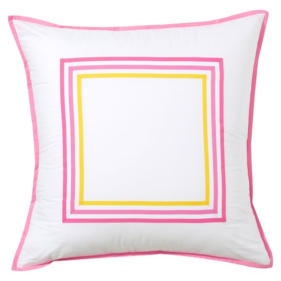 Ribbon Stripe Duvet Cover + Sham, Warm PBteen