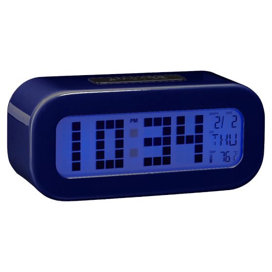 Rise and Shine Alarm Clock, Navy