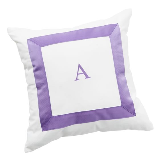 Suite Ribbon Pillow Cover, Purple