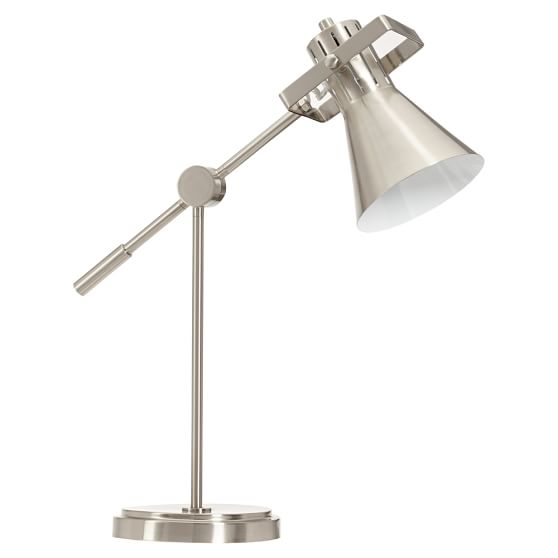Colorful Task Lamp, Nickel