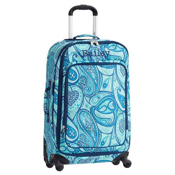Jet Set Luggage, Paisley Power Checked Spinner PBteen