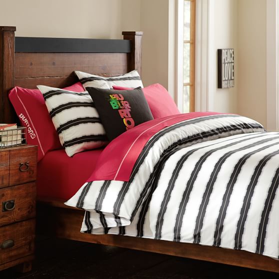 Burton Vibrating Stripe Duvet Cover + Sham PBteen