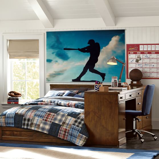 Baseball Wall Mural varsity baseball wall mural | pbteen Baseball Wall Mural varsity baseball wall mural | pbteen