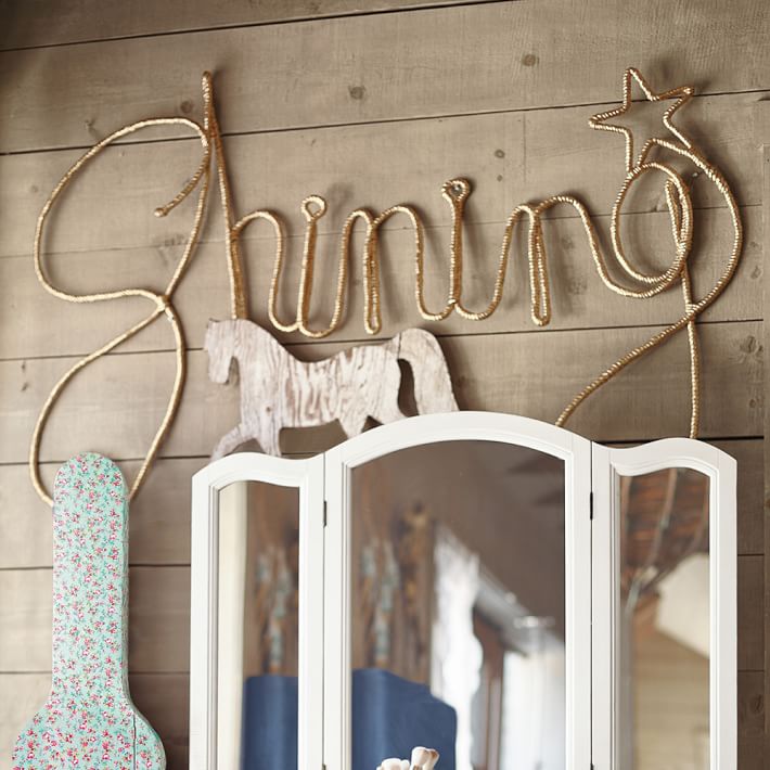 Star Wall Art junk gypsy shining star wall art | pbteen Star Wall Art junk gypsy shining star wall art | pbteen