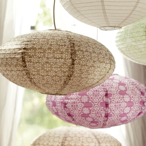 Oval Paper Lanterns PBteen