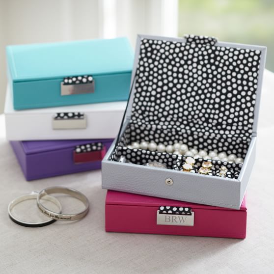 Classic Leather Small Jewelry Box PBteen
