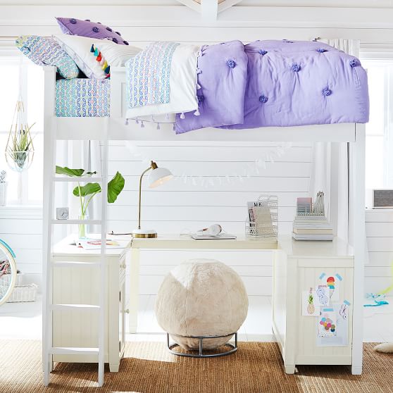 Beadboard Loft Bed PBteen