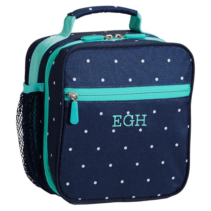 Gear-Up Navy Pin Dot Classic Lunch Bag