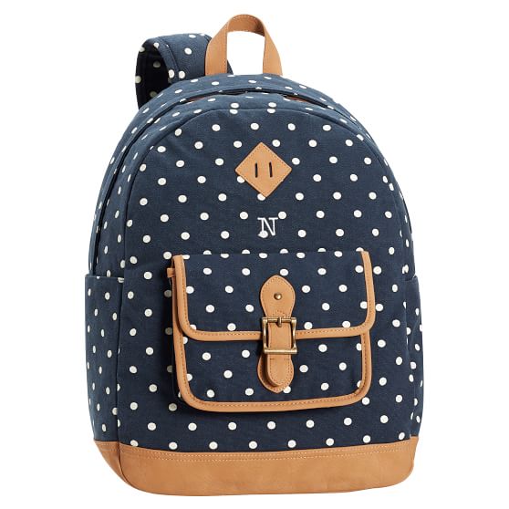 Northfield Navy Dot Backpack PBteen