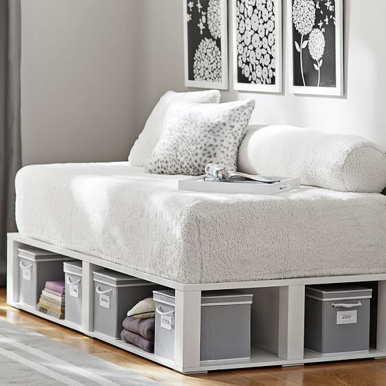 Loungeabout Daybed Full-Length Bolster PBteen Roll Over Image to Zoom - Loungeabout Daybed Full-Length Bolster PBteen