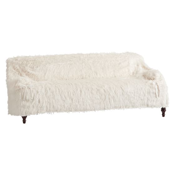 Dorm FauxFur Furlicious Sofa Slipcovers PBteen