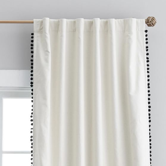 The Emily & Meritt Pom Pom Blackout Drape, 63