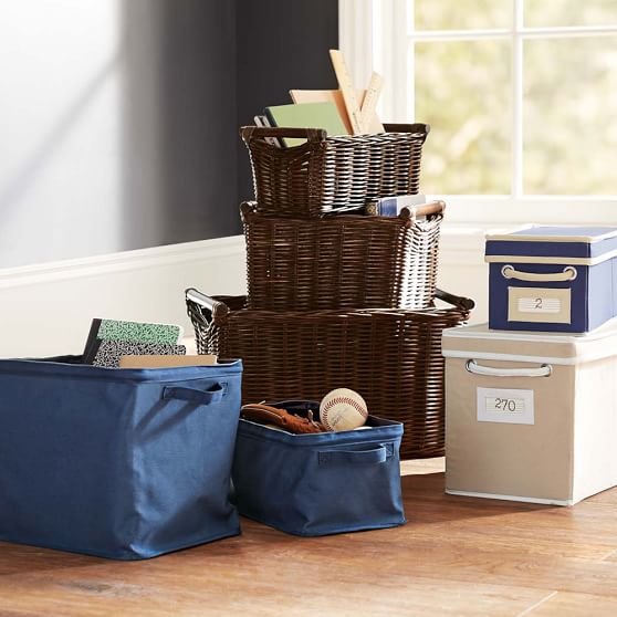 Solid Canvas Bins PBteen