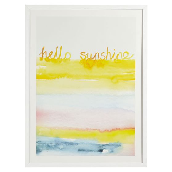 Hello Sunshine Wall Art by Minted® PBteen