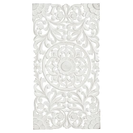 Wood Carved Wall Art lennon & maisy ornate wood carved wall art, set of 3 | pbteen Wood Carved Wall Art lennon & maisy ornate wood carved wall art, set of 3 | pbteen