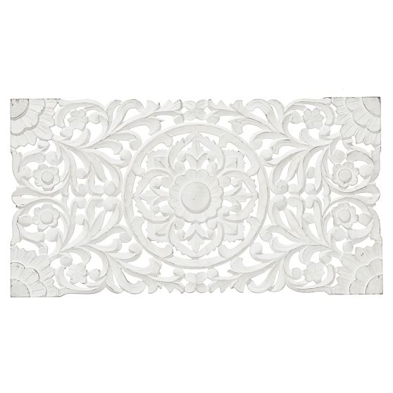 Wood Carved Wall Art lennon & maisy ornate wood carved wall art, set of 3 | pbteen Wood Carved Wall Art lennon & maisy ornate wood carved wall art, set of 3 | pbteen