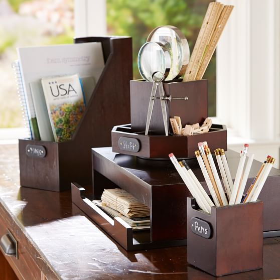 Wooden Desk Accessories PBteen