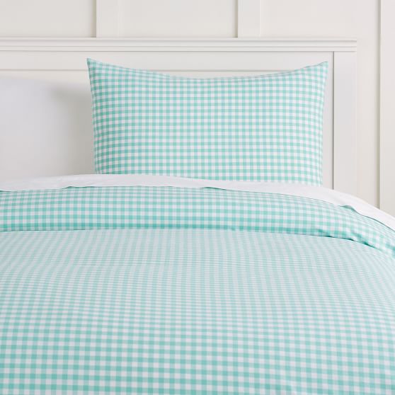 Classic Gingham Duvet Cover + Sham PBteen