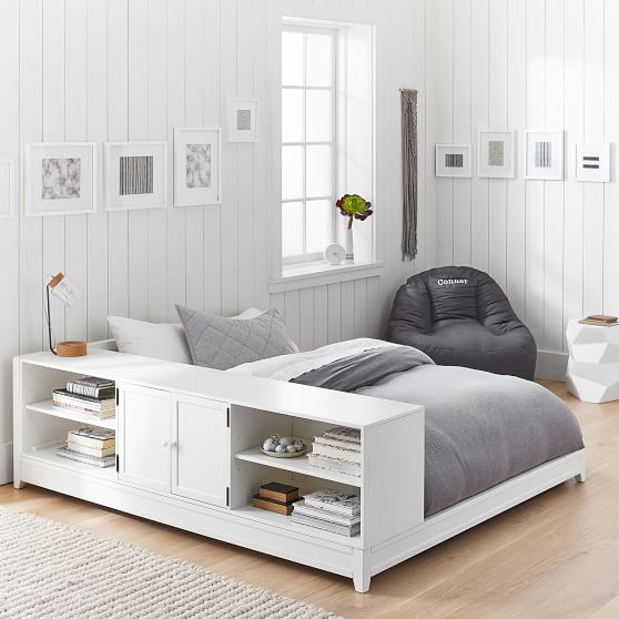 Ultimate Platform Bed + Cubby/ Set PBteen