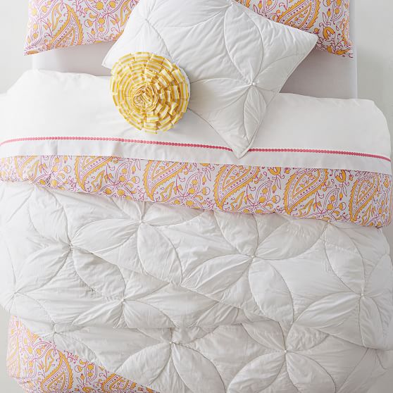 Floral Pom Quilt + Sham PBteen