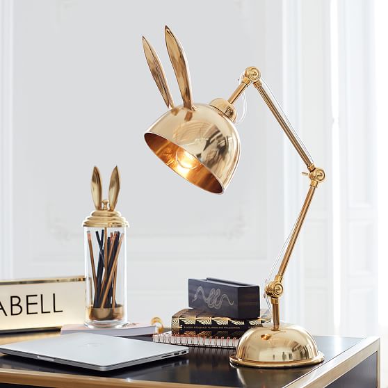 The Emily & Meritt Bunny Task Lamp PBteen Scroll to Next Item - The Emily & Meritt Bunny Task Lamp PBteen