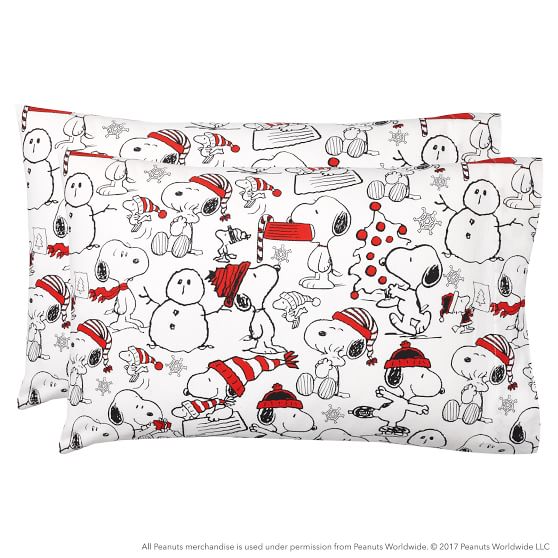 Peanuts® Holiday Flannel Sheet Set PBteen