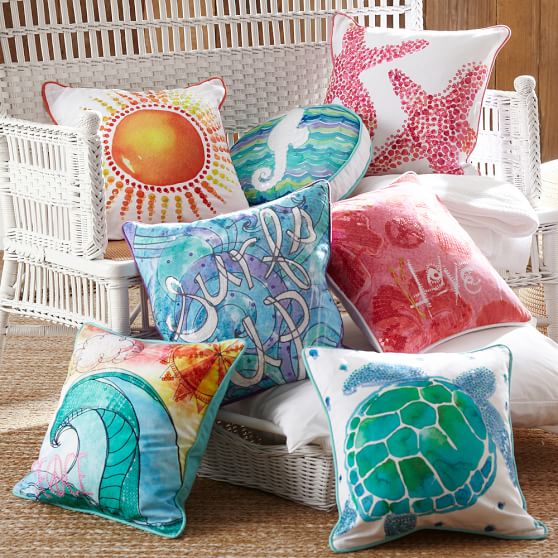 Surf N Sand Pillow Cover | PBteen