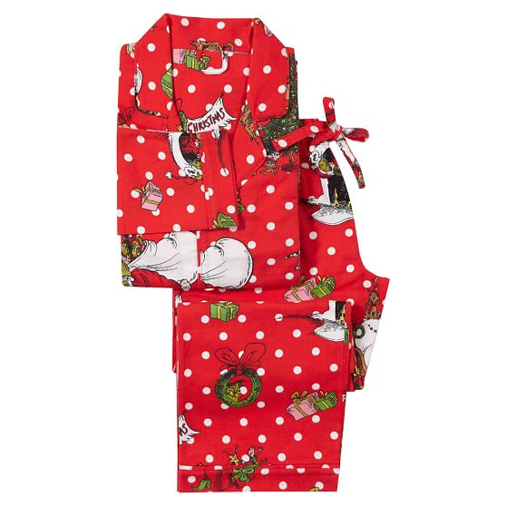 Grinch™ Flannel Pajama Set | PBteen