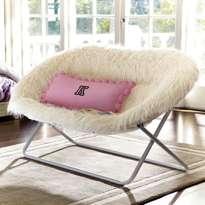 Hang Around Chair Home Design Ideas And Pictures Lovely Ivory Furlicious Double Hang A Round Chair Pbteen
