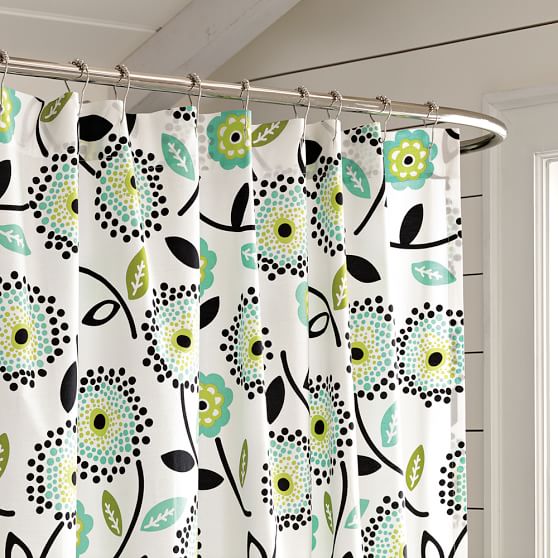 Dandy Dot Organic Shower Curtain PBteen
