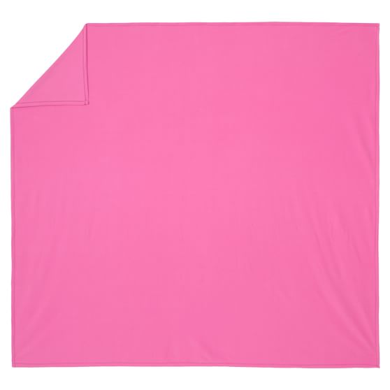Pbteen Classic Fleece Blanket, Twin, Bright Pink