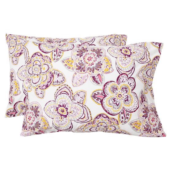 Austen Medallion Extra Pillowcases, Set of 2, Warm