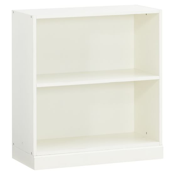 Stack Me Up 2 Shelf Cubby + Base Set, Antique White