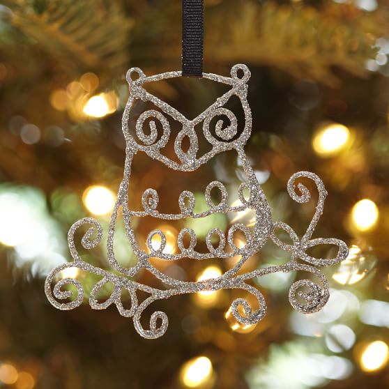 Wire Icon Ornament, Owl