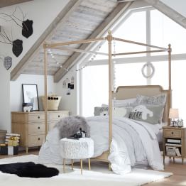 Interior Pottery Barn Teen Bedroom girls bedroom ideas pbteen whimiscal waves colette canopy bedroom